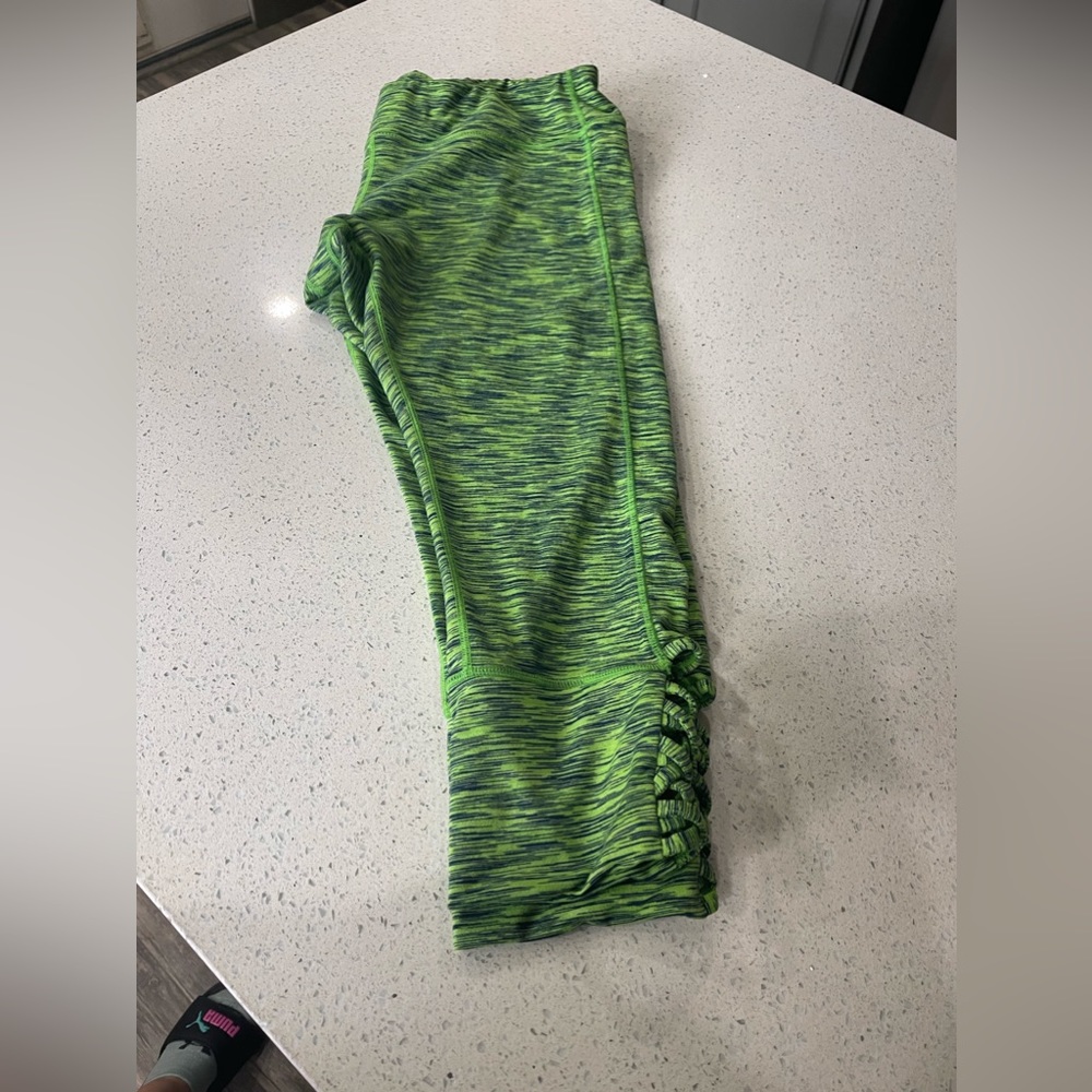 Seahawk themed Capri Leggings